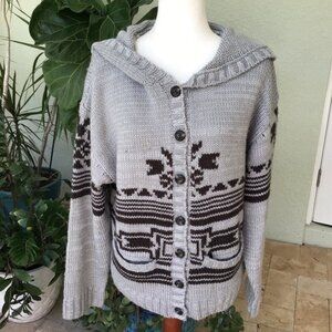 Bundle of Dylan hoodie & Sundance long length hayden cardigan sweater  - Large
